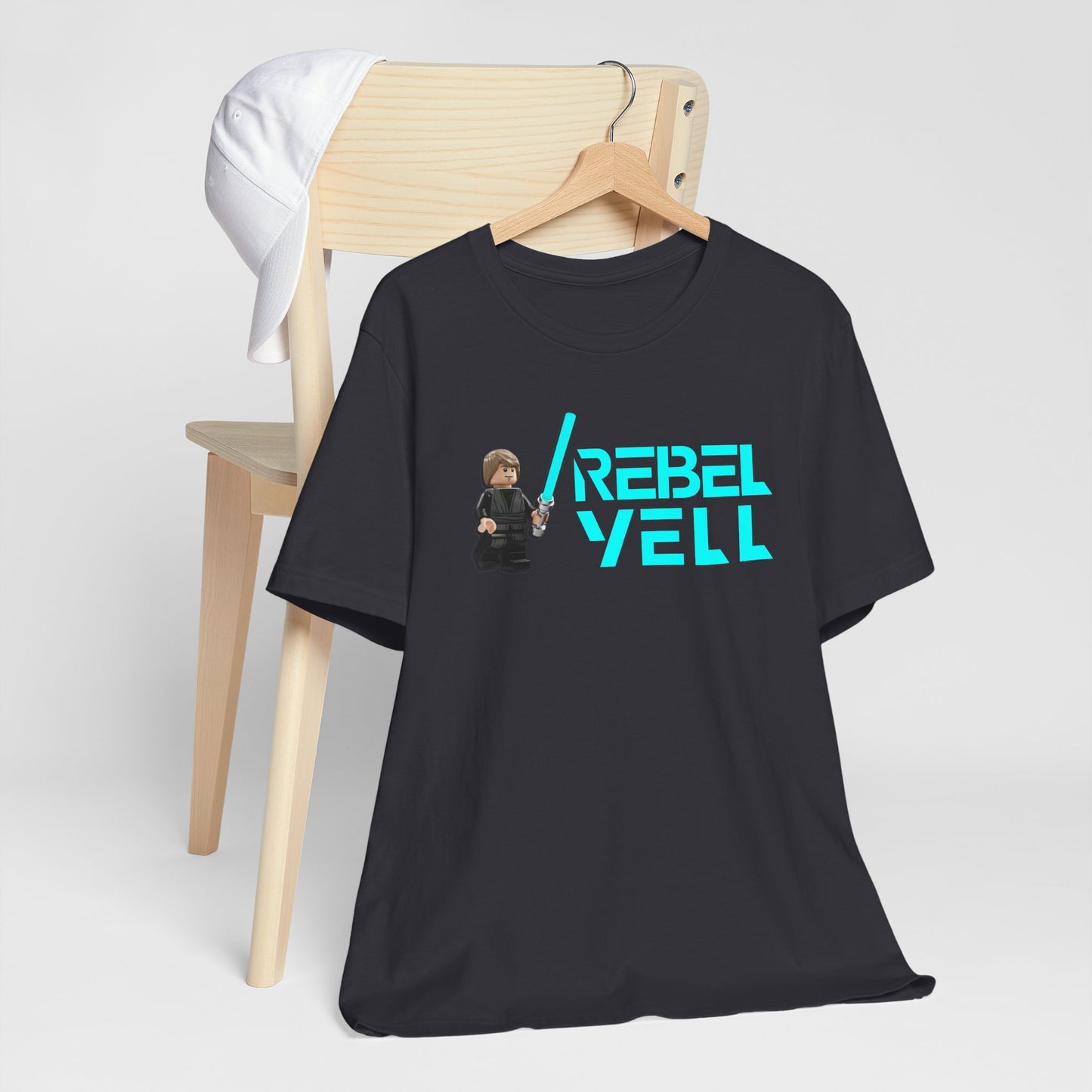 Cool Rebel Yell Luke Skywalker Unisex Jersey Tee - Short Sleeve Graphic T-Shirt for Fans