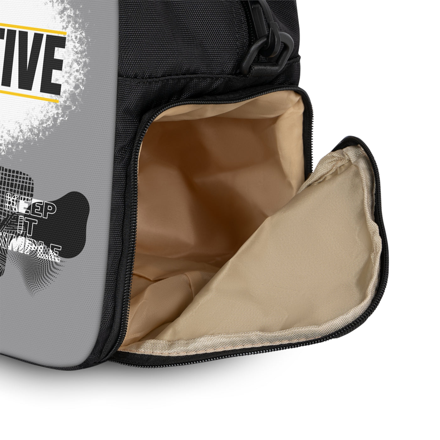 Stay Positive Fitness Handbag - Motivational Gym Tote for Active Lifestyle