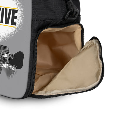 Stay Positive Fitness Handbag - Motivational Gym Tote for Active Lifestyle