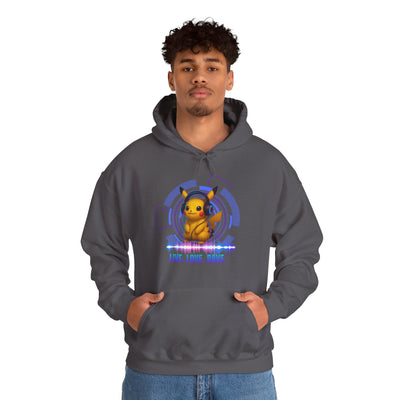 Rave Hoddie, Live Love Rave - Techno - Pokemon