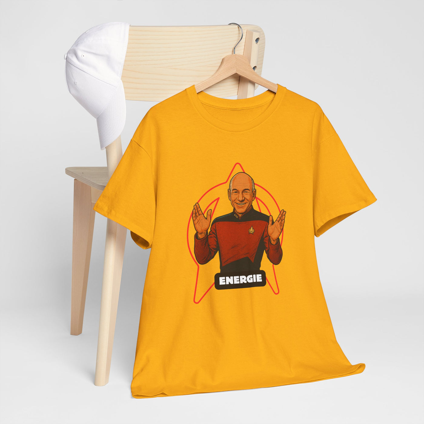 Energie Unisex Heavy Cotton Tee - Perfect for Sci-Fi Fans and Casual Wear