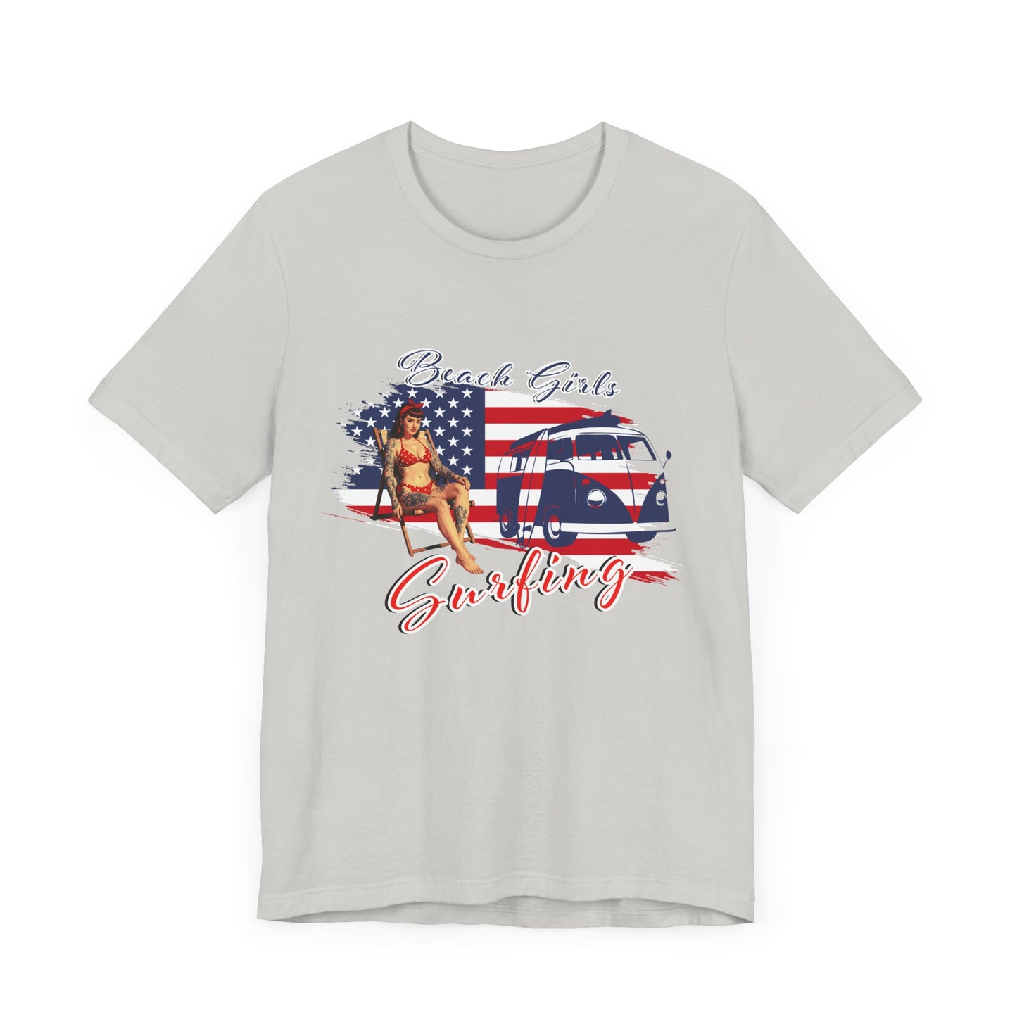 Beach Girls Surfing USA