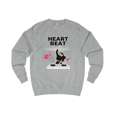 Heart Beat DJane Unisex Sweatshirt - Fun DJ Graphic for Music Lovers