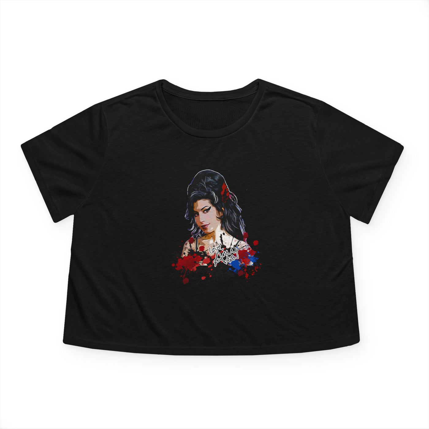 Vintage Graphic Crop Tee - Amy Winehouse Design