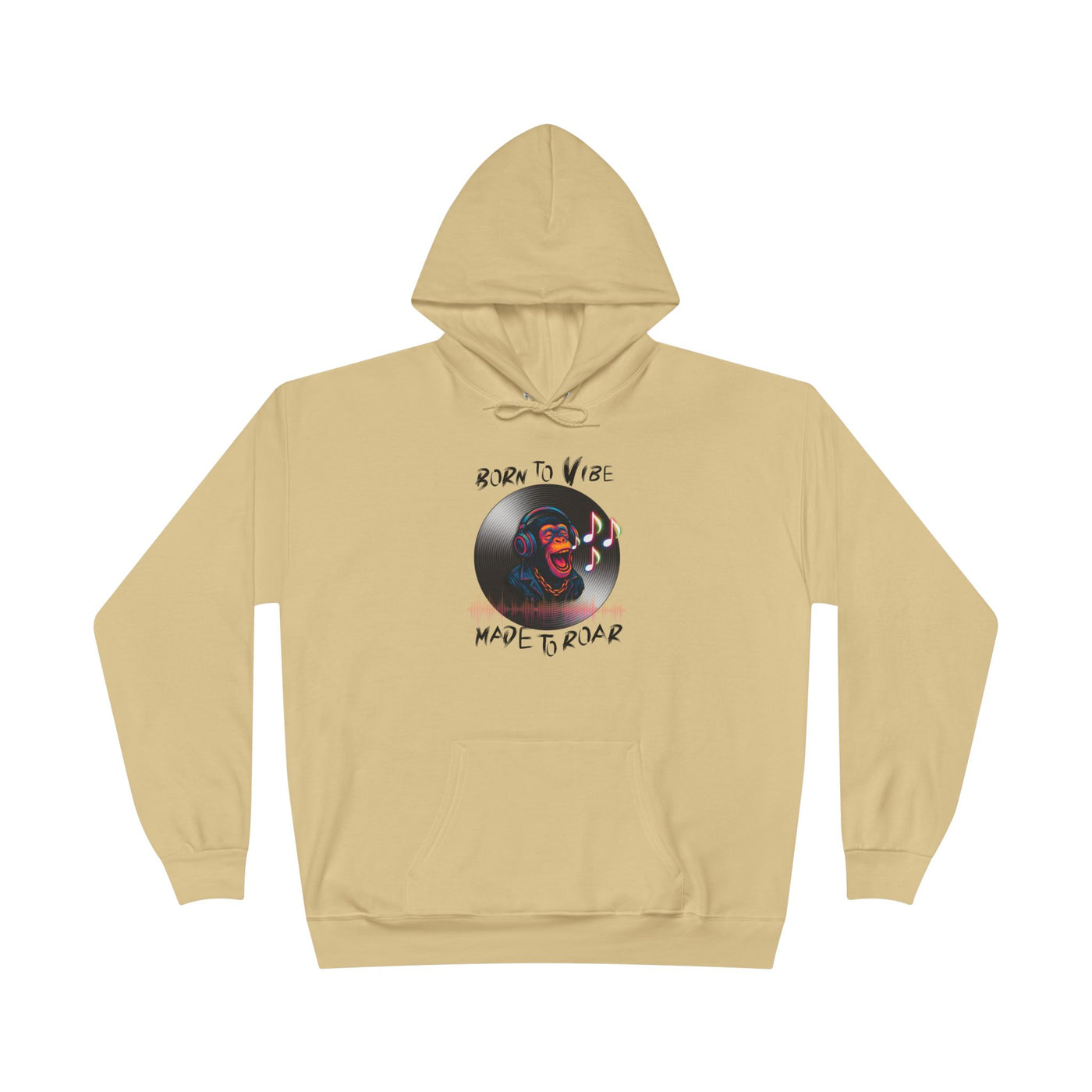 Born to Vibe Hoodie - cool monkey design / Monkey