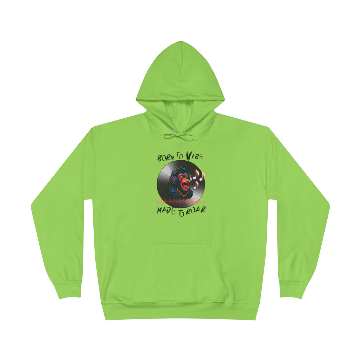 Born to Vibe Hoodie - cool monkey design / Monkey