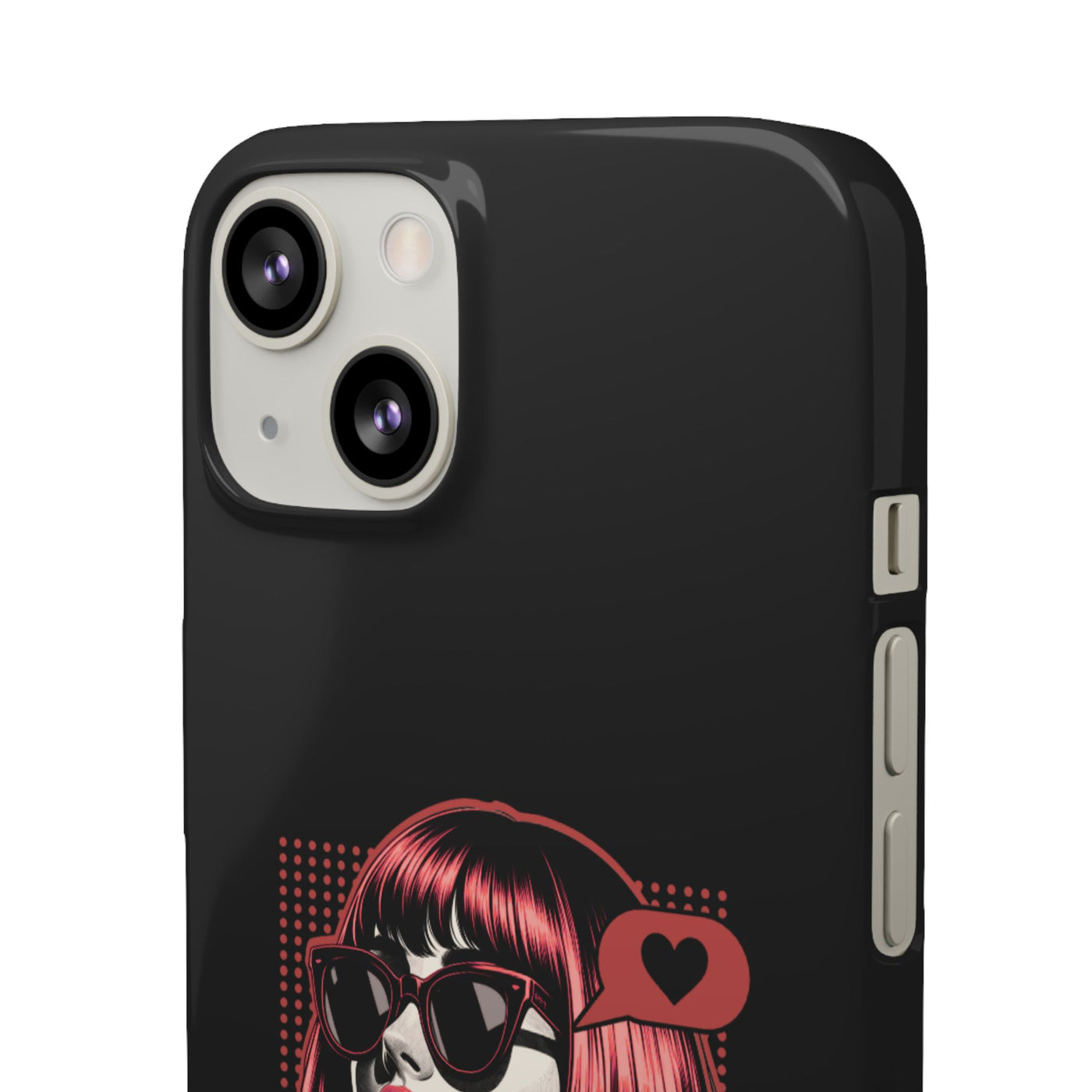 Retro Girl Snap Case Handyhülle