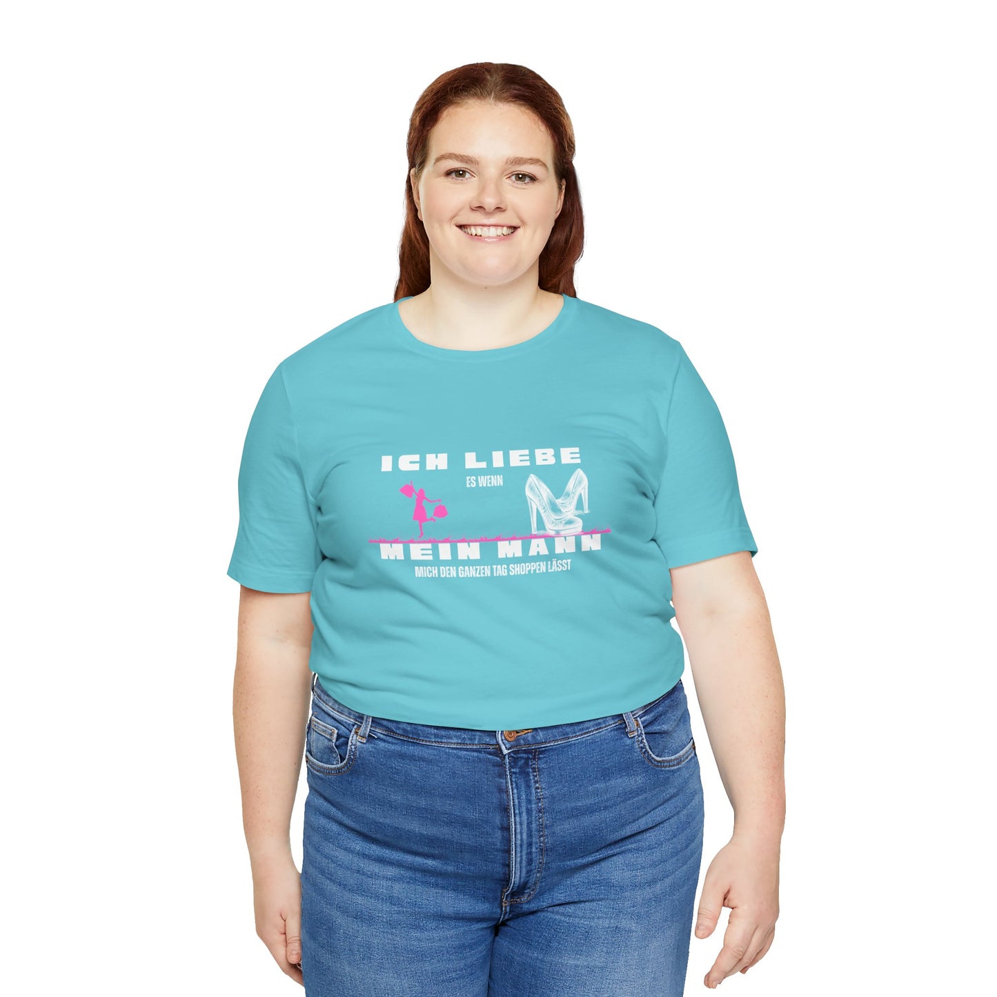 I Love My Husband "Shopping" Unisex Jersey Short Sleeve Tee