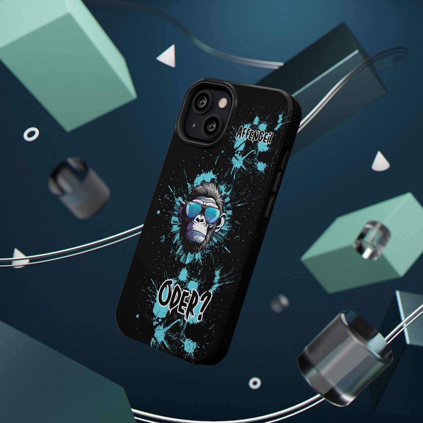 Affengeil - oder? Trendy Gorilla Phone Case - Impact-Resistant, Bold Design for Animal Lovers