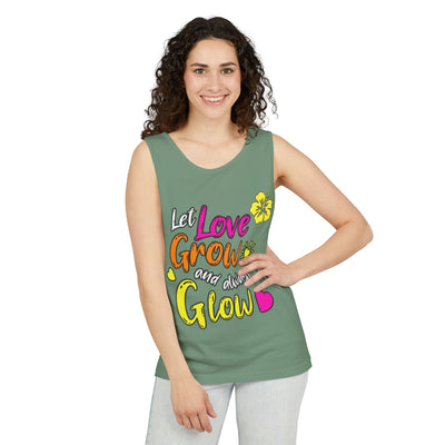 Tank Let Love Grow ... , Motivational Workout Shirt