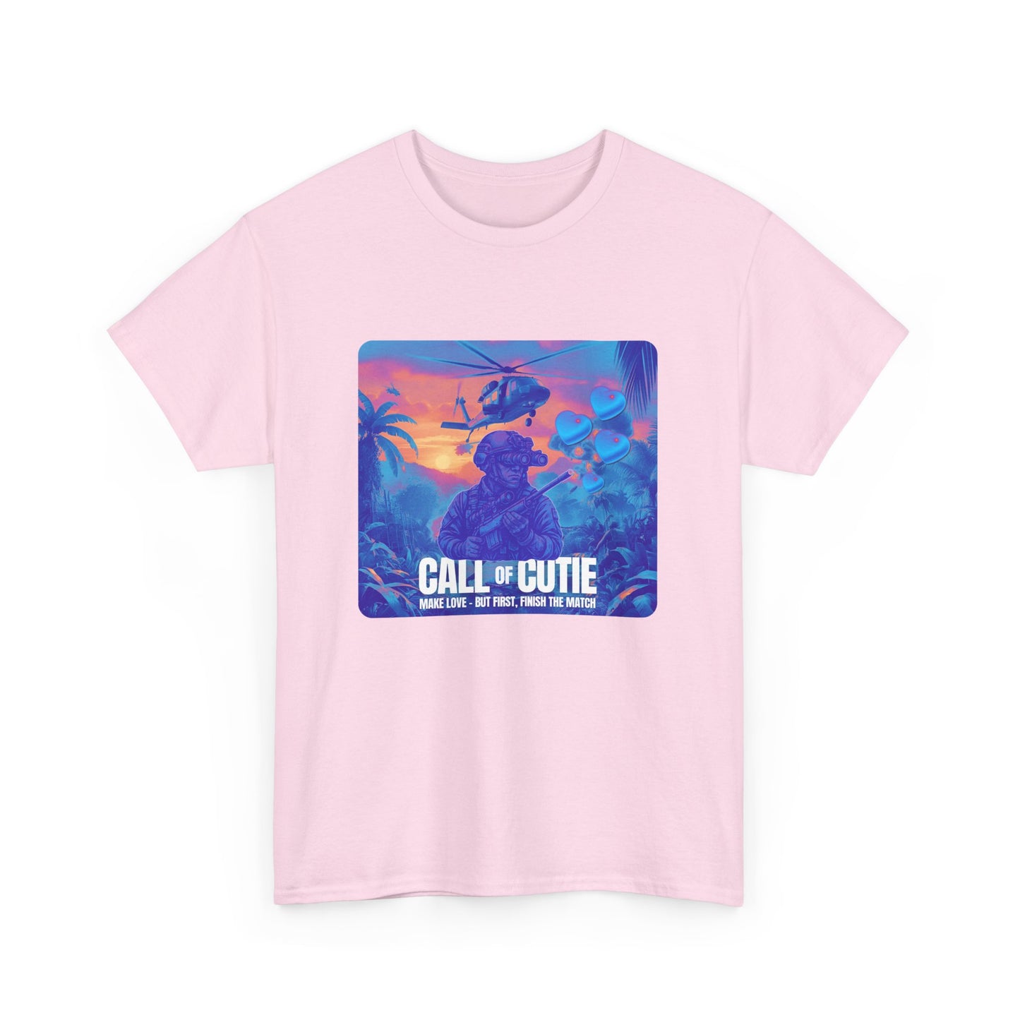 Retro Call of Cutie Unisex Oversized Boxy Tee - Chill Vibes for Game Lovers 