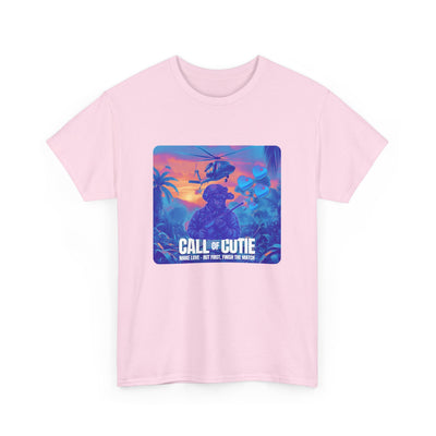 Retro Call of Cutie Unisex Oversized Boxy Tee - Chill Vibes for Game Lovers