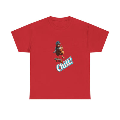 Chill Skateboarding Chicken Shirt