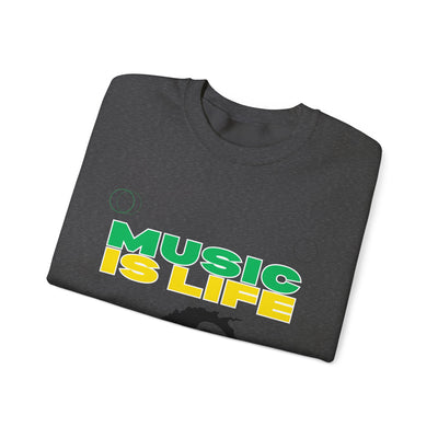 Music Is Life Bob Raggae Sweatshirt