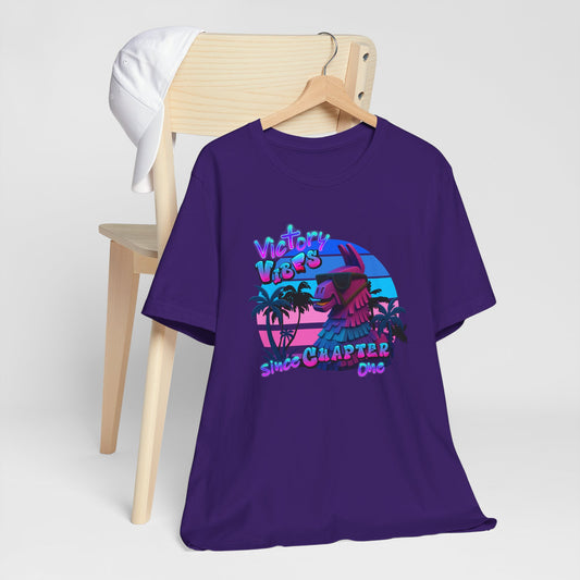 Retro Fortnite Vibe Unisex Short Sleeve Tee - 'Victory' Chapter One Graphic
