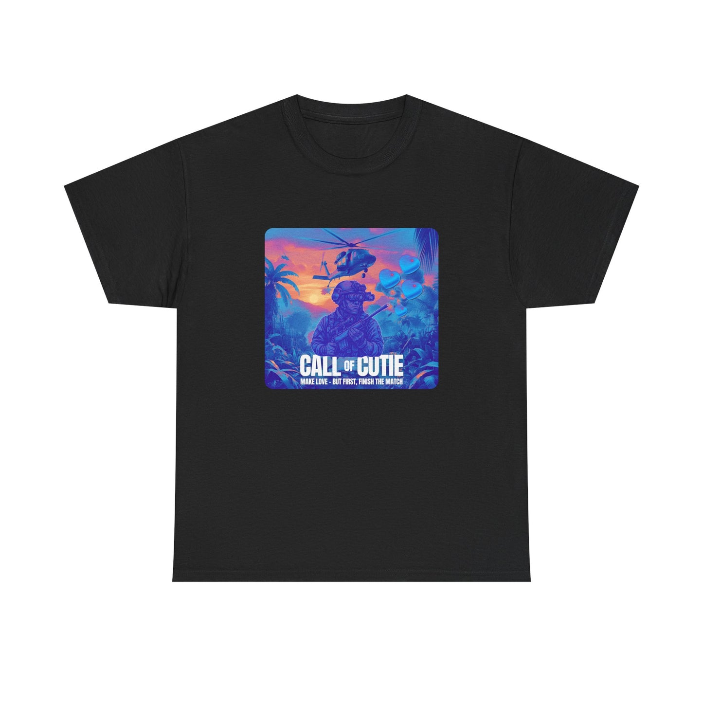 Retro Call of Cutie Unisex Oversized Boxy Tee - Chill Vibes for Game Lovers 