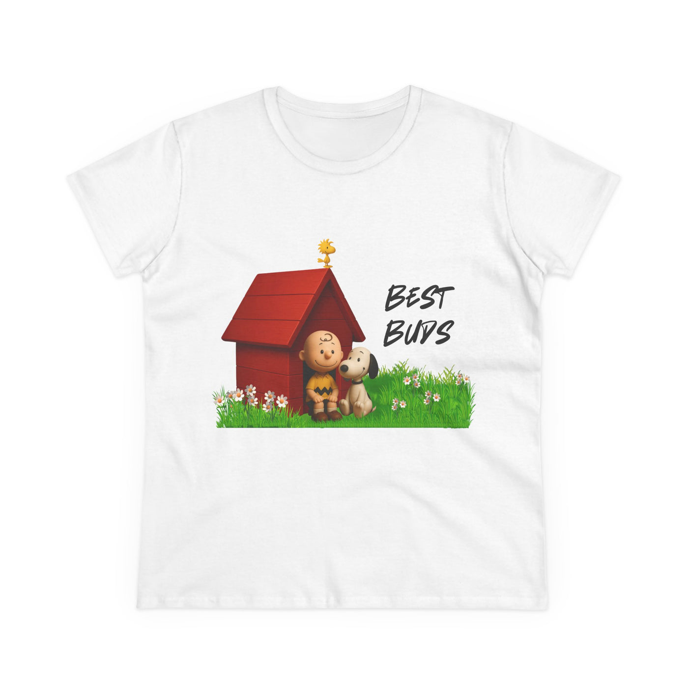 Best Buds  - Snoopy - Women's Cotton Tee