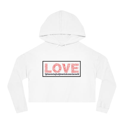 Love Crop Hoodie - Stylish & Cozy Streetwear for Casual Outings