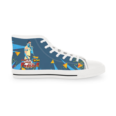 Vibrant High Top Sneakers, Freddie - Ah yo - Dont mess with Freddie