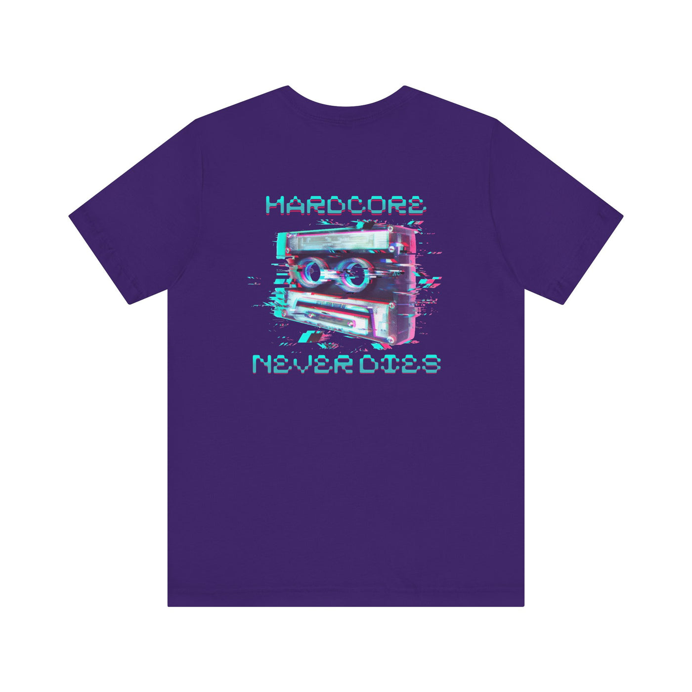 Techno - Hardcore Never Dies - Retro Graphic Tee, 90s Aesthetic Shirt unisex