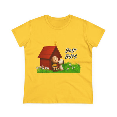 Best Buds  - Snoopy - Women's Cotton Tee
