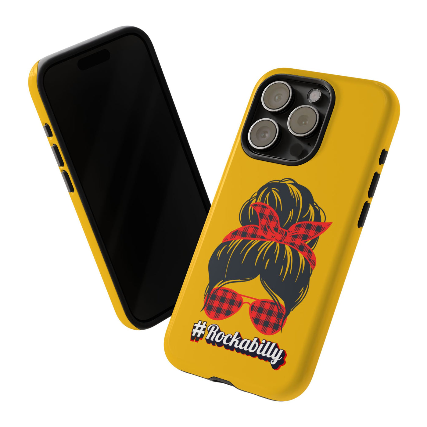 Handyhülle Rockabilly Phone Case, Vintage Scooter Design, Retro Style Cover