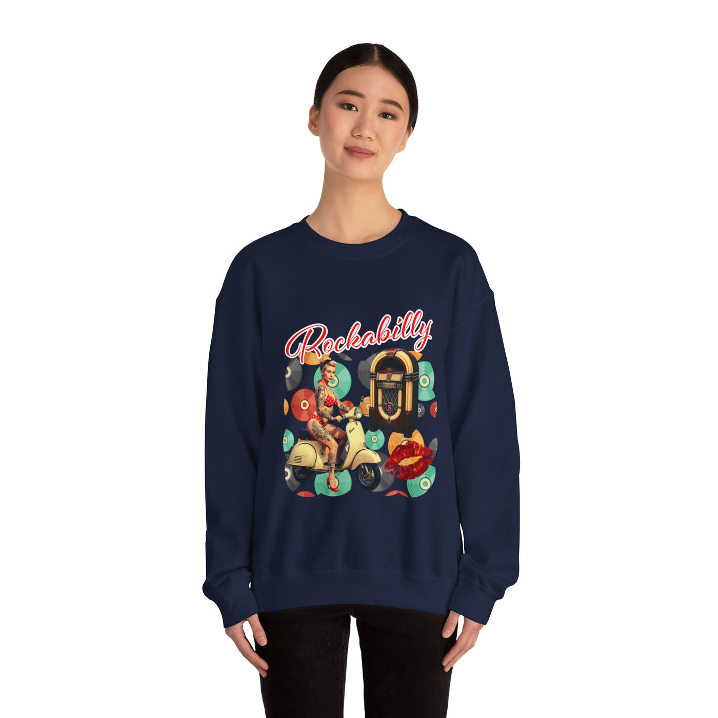 RockabillyHeavy Blend Sweatshirt | Vintage Vibe