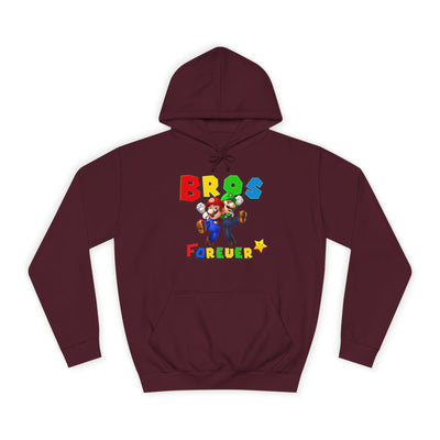 Super Bros College Hoodie, Unisex Gaming Hoodie
