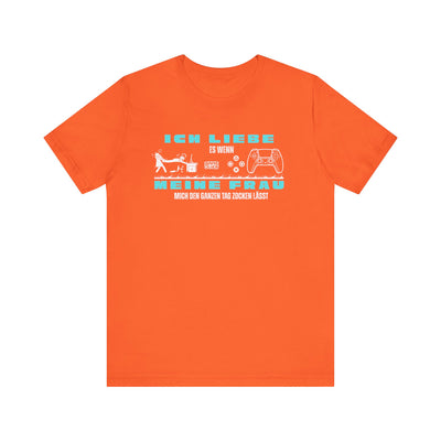 Ich Liebe Meine Frau T-Shirt - Unisex Jersey Tee for Gamers