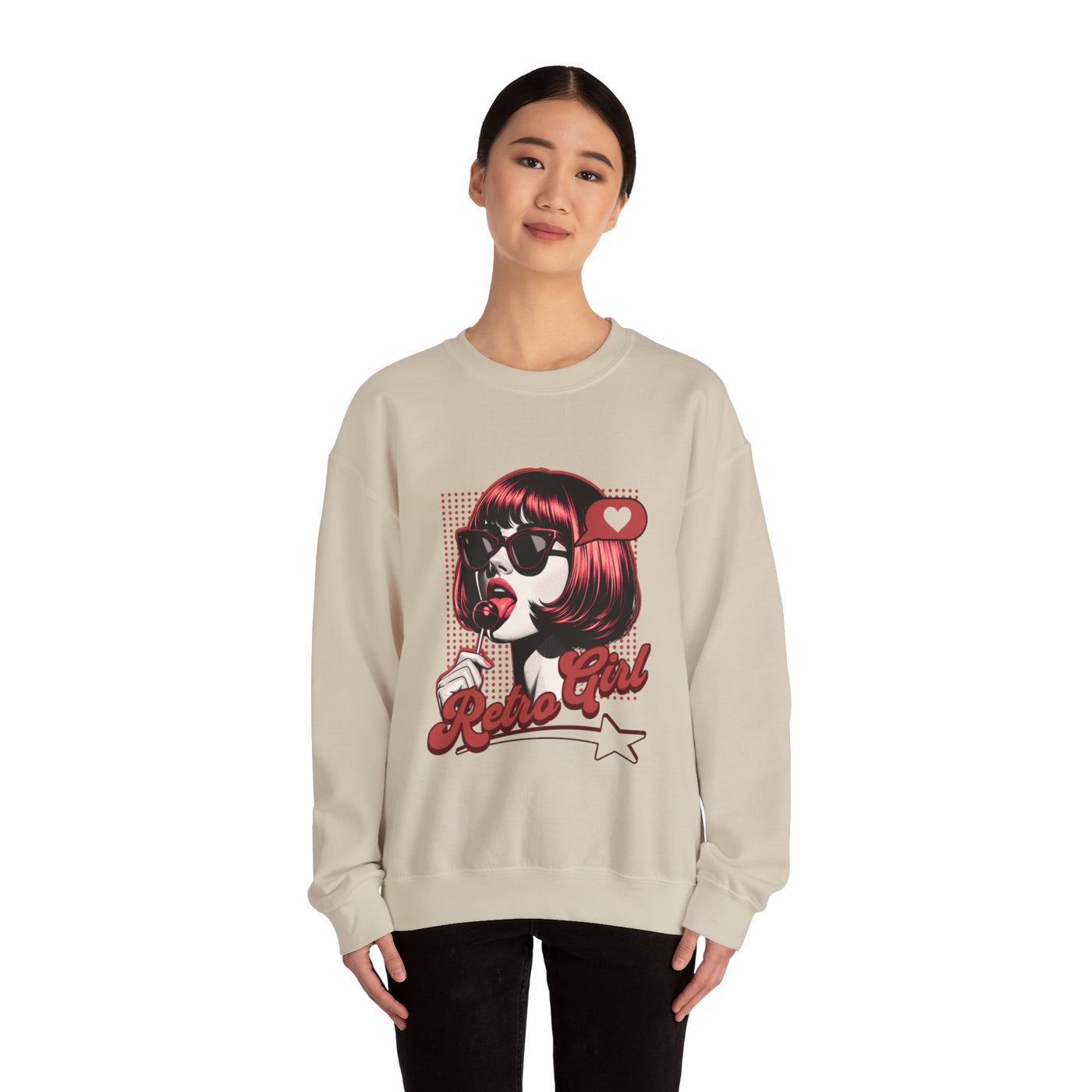 Retrogirl  Pop Art Women's Sweatshirt
