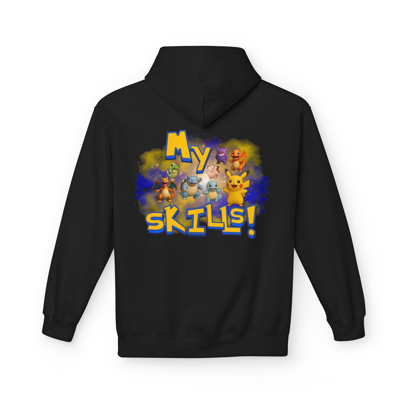 Pokemon Skills Hoodie, Unisex Pokemon Sweatshirt, Cute Hoodie