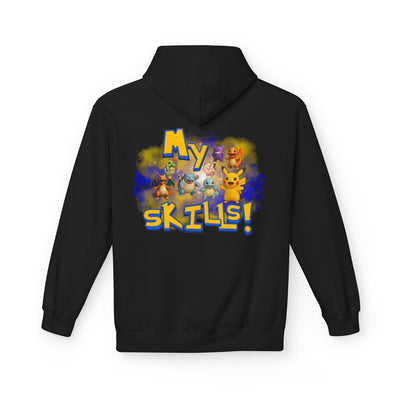 Pokemon Skills Hoodie, Unisex Pokemon Sweatshirt, Cute Hoodie