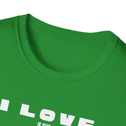 Minimalist Red Graphic Unisex T-Shirt - I love my wife