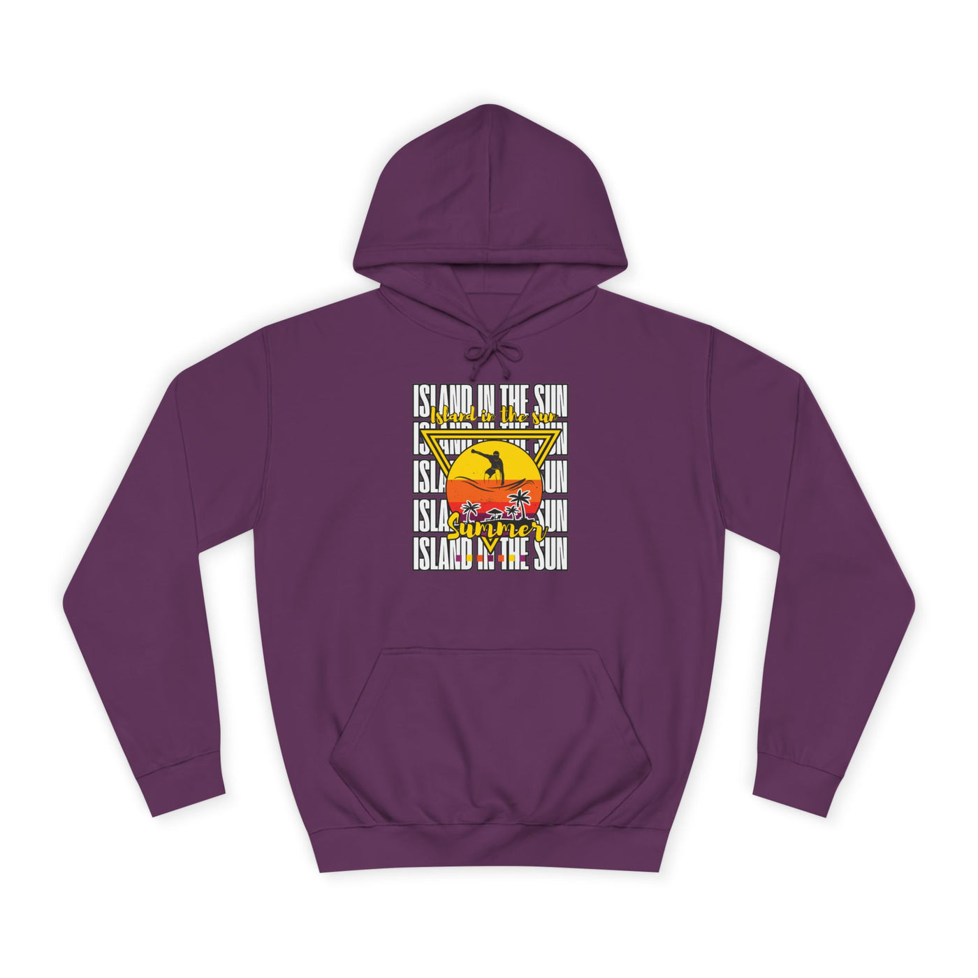 Vibrant College Spirit Hoodie, Unisex College Hoodie