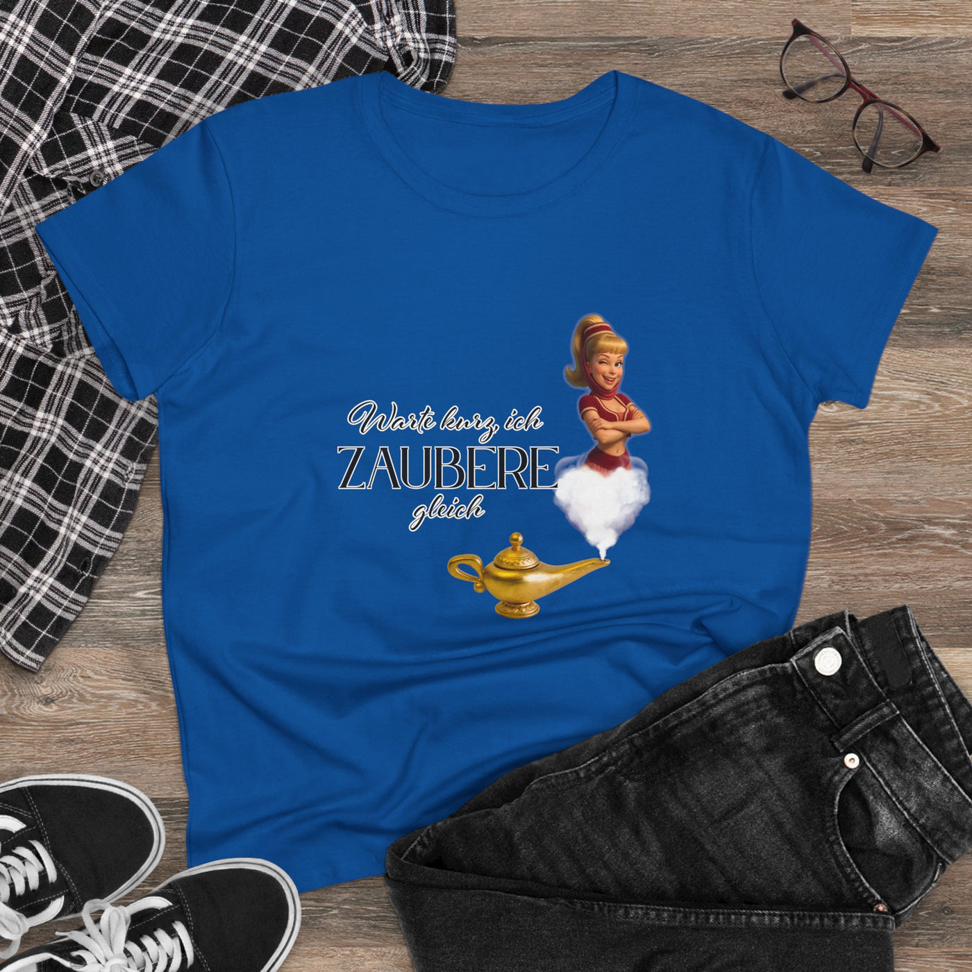 Women's Magic T-Shirt - bezaubernde Jeannie - Warte, ich zaubere gleich