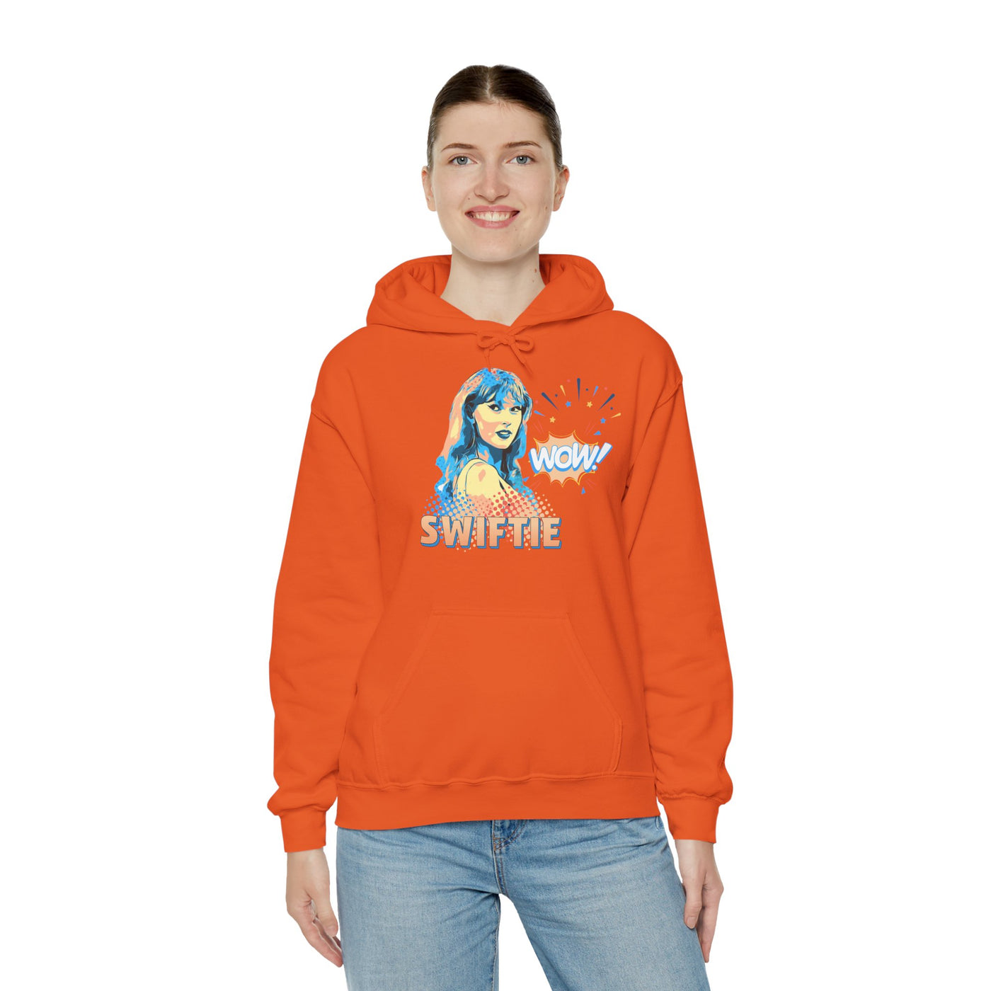 'SWIFTIE WOW' Unisex Heavy Blend™ Hooded Sweatshirt - Perfect Gift for Fans 