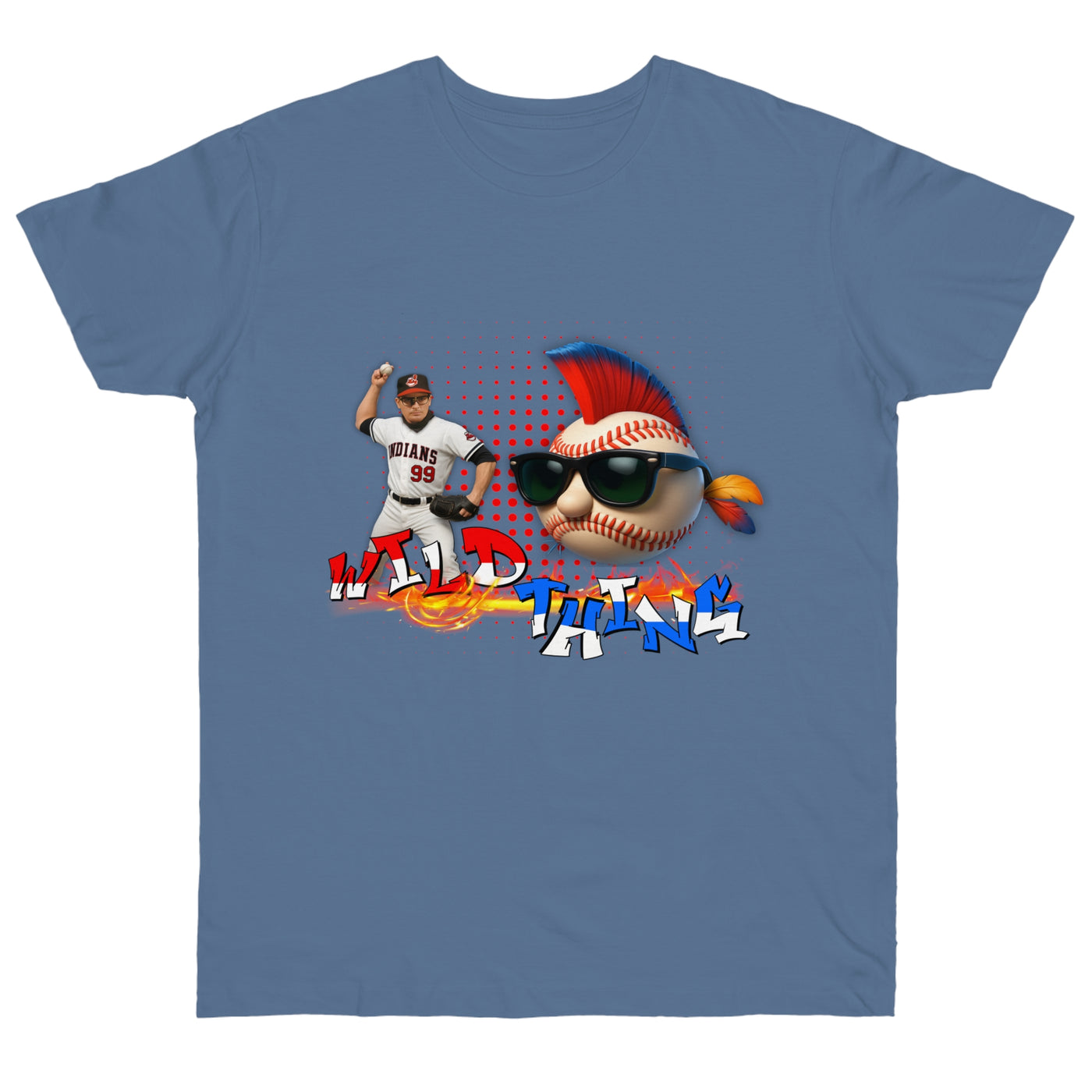 Charlie Sheen Wild Thing  - Baseball Fan T-Shirt