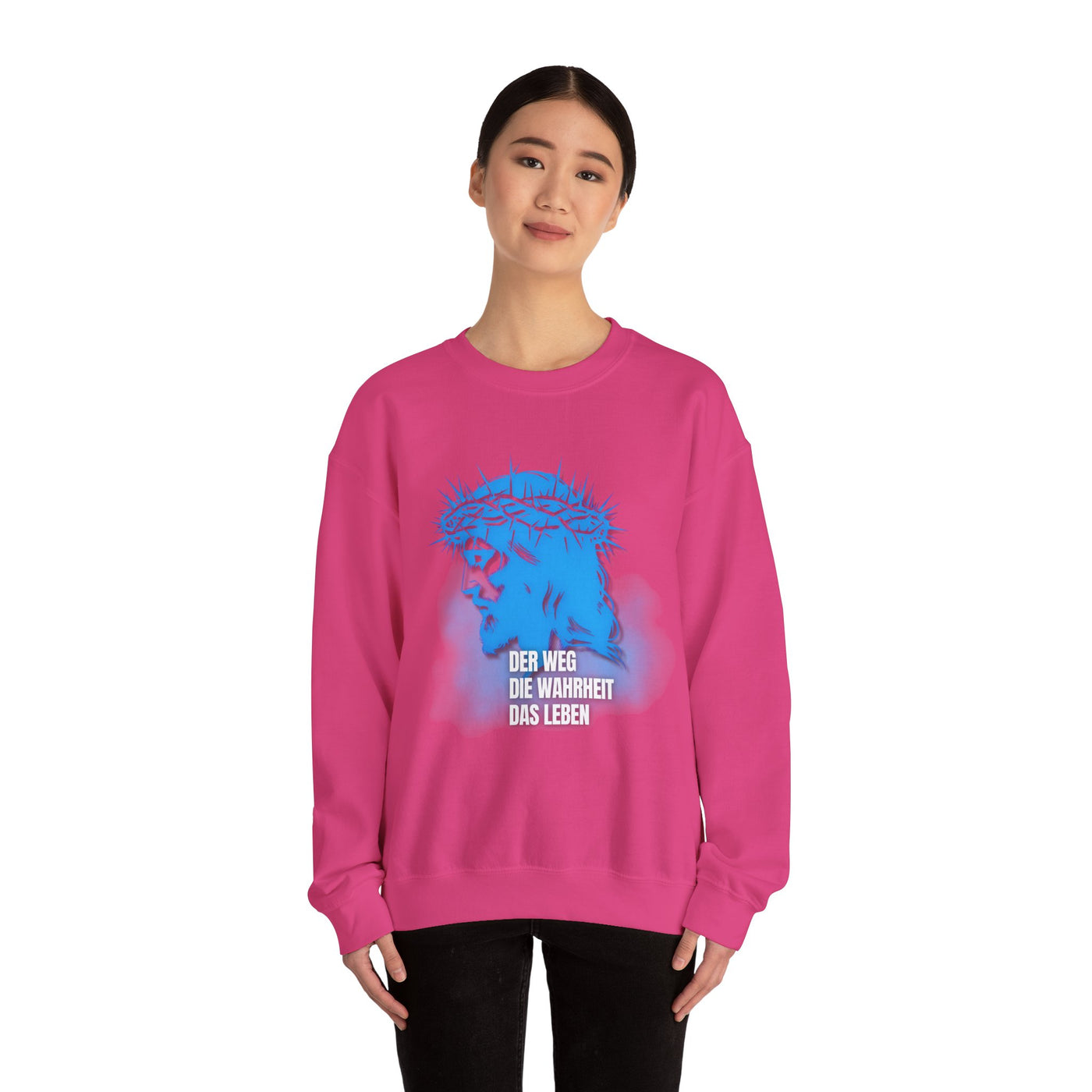 Sweatshirt Jesus "Der Weg - Die Wahrheit - Das Leben"