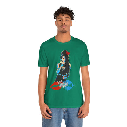 Amy Vintage-Inspired Music Lover's e T-Shirt