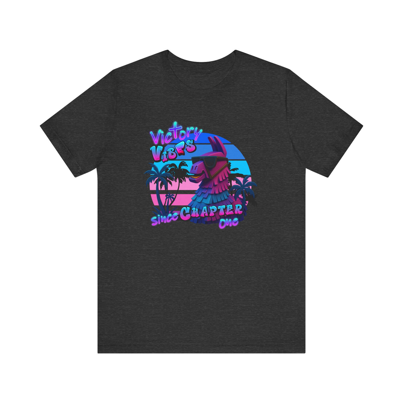 Retro Fortnite Vibe Unisex Short Sleeve Tee - 'Victory' Chapter One Graphic