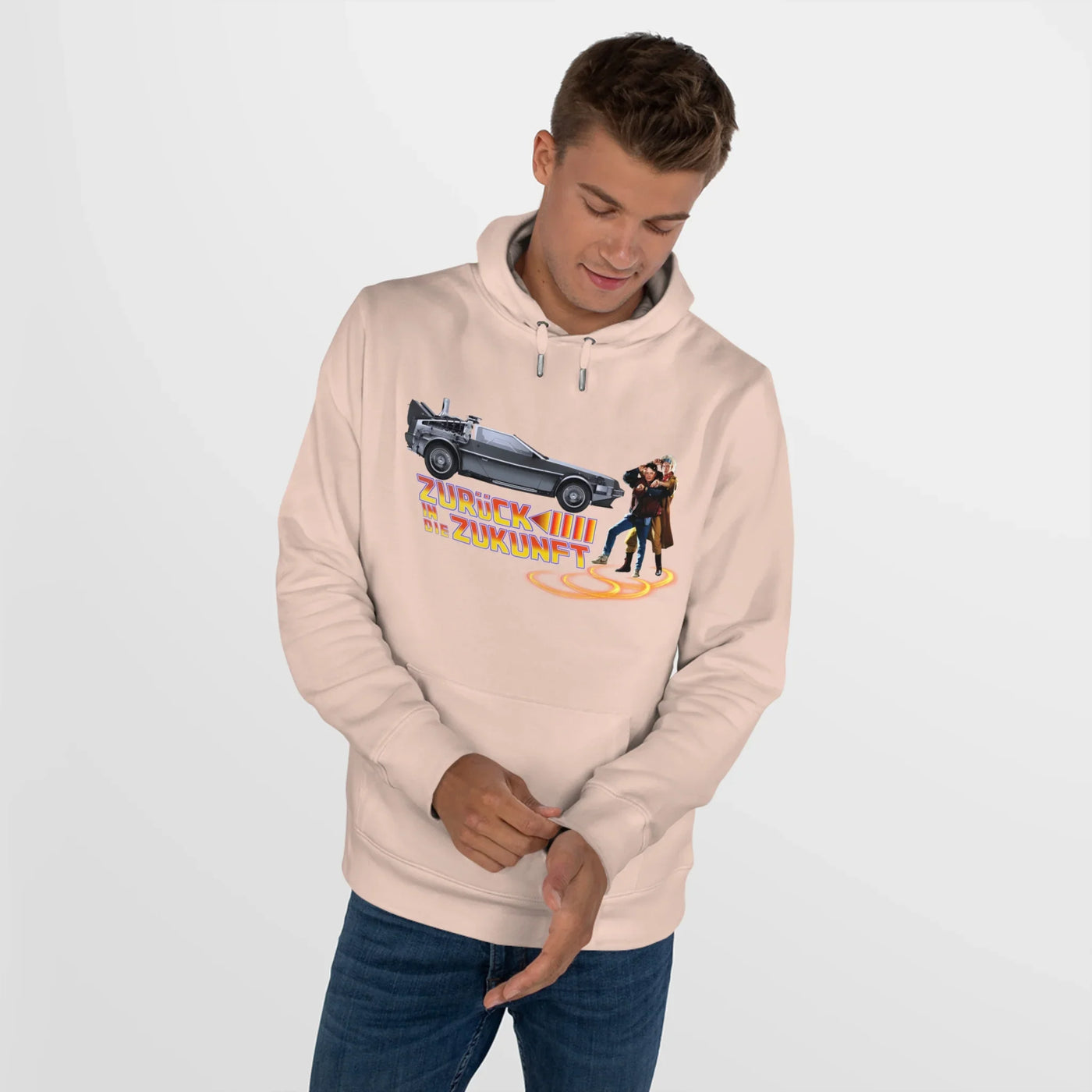 Back to the future - King Hooded Sweatshirt - Perfect for Movie Lovers and Casual Comfort 