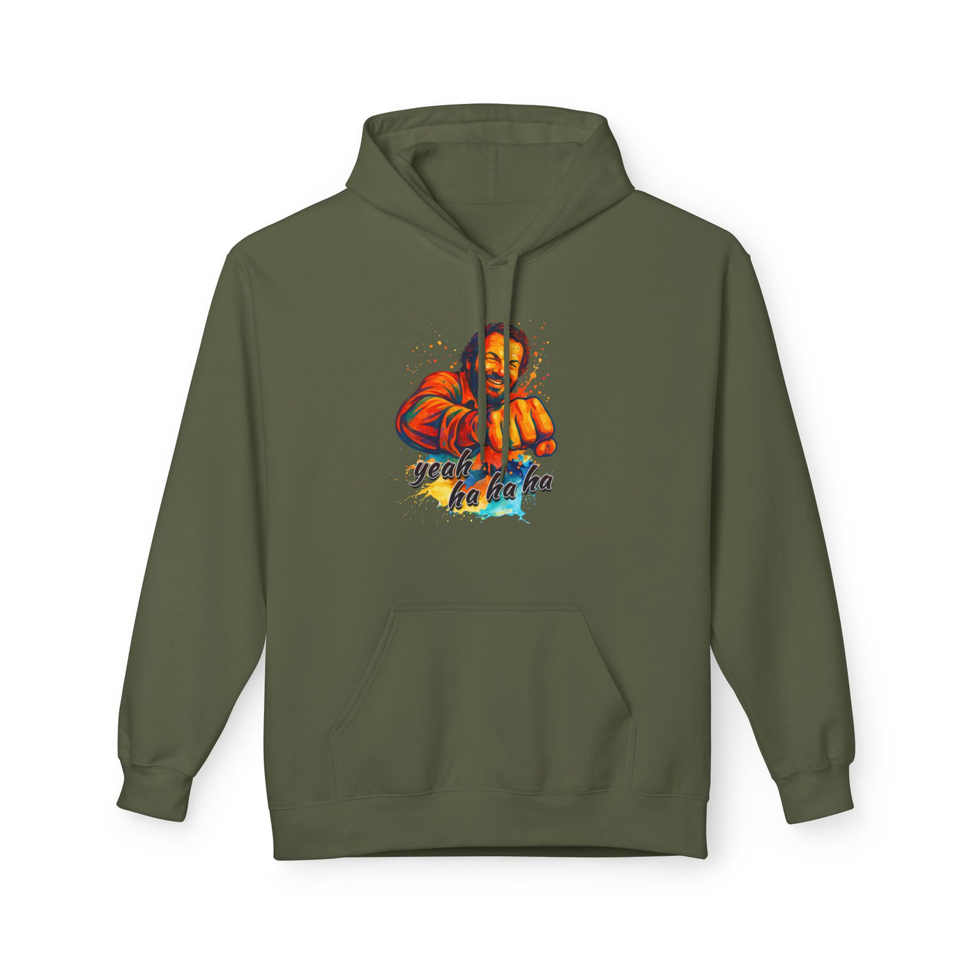 Bud Spencer Unisex Hoodie with 'Yeah Hahaha' Design