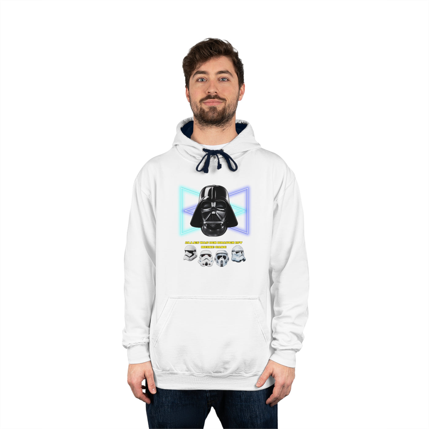 Darth Vader Retro Varsity Hoodie - Unisex Star Wars Apparel
