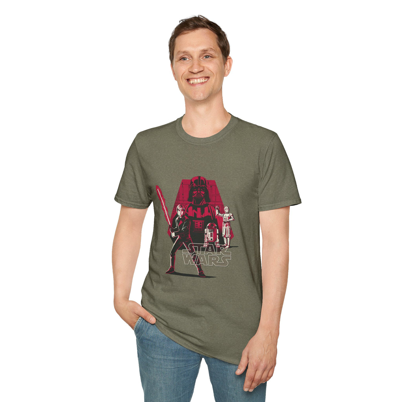 Star Wars Unisex Softstyle T-Shirt - Retro Graphic Tee