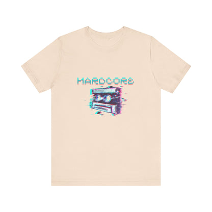 Techno - Hardcore Never Dies - Retro Graphic Tee, 90s Aesthetic Shirt unisex