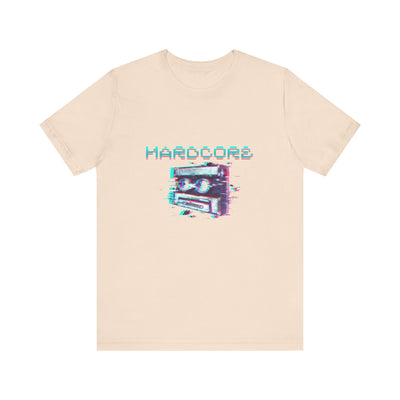 Techno - Hardcore Never Dies - Retro Graphic Tee, 90s Aesthetic Shirt unisex
