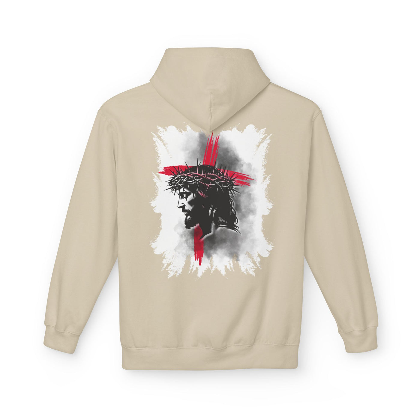 Faith-Inspired Hoodie: Blessed, Saved, Loved - Christian JESUS