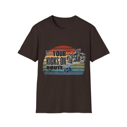 Retro Motorcycle Adventure Hoodie - 'Get Your Kicks On Route 66'