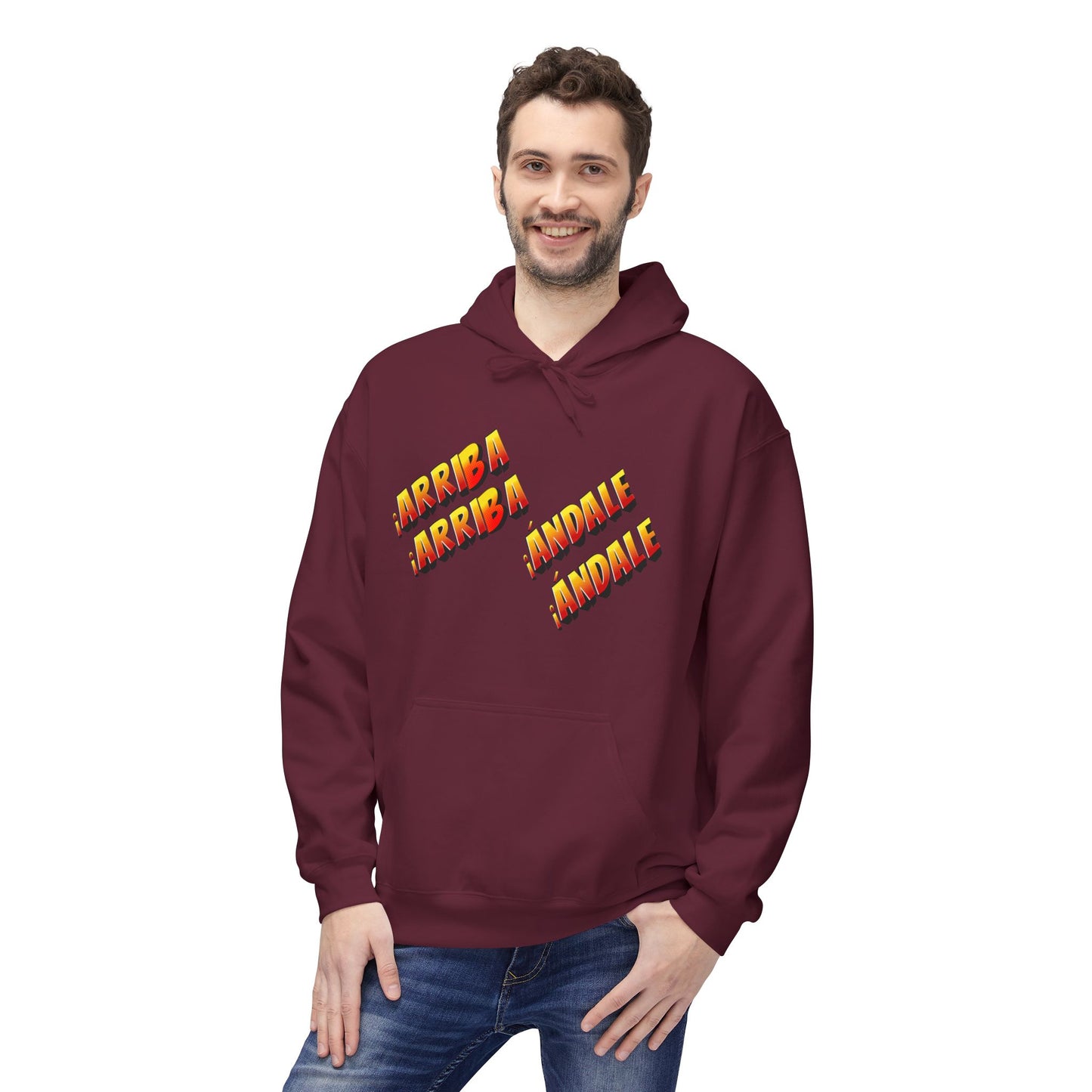 Hoodie with Arriba- Andale - Speedy Design