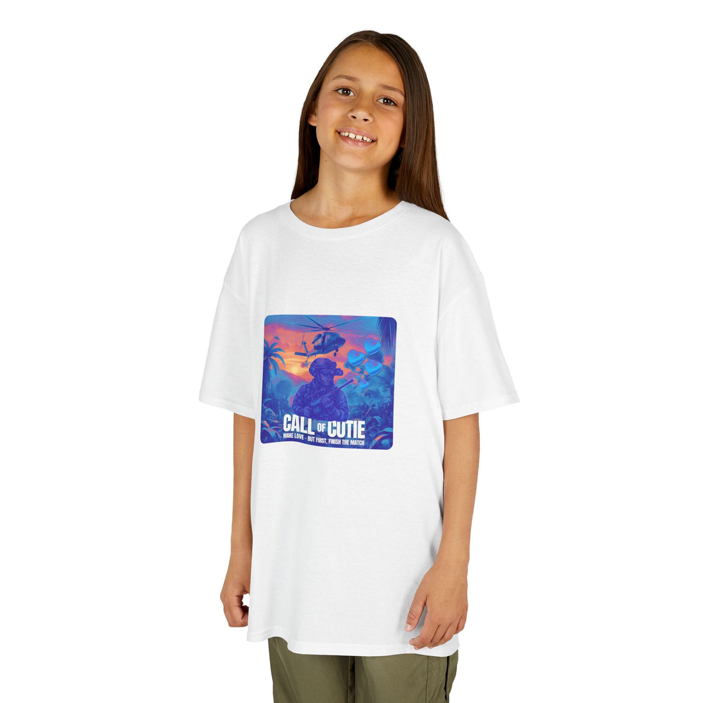 Call of Cutie Unisex Oversized Boxy Tee - Chill Vibes for Game Lovers for Teens